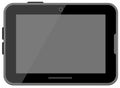 Black digital tablet