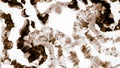 Black Dirty Art Painting. Brown Tie Dye Texture Royalty Free Stock Photo