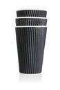 Black Disposable Paper Cups Royalty Free Stock Photo