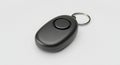 Black dog training clicker with keyring on white background, ai generated Royalty Free Stock Photo
