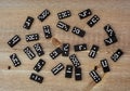Black dominoes