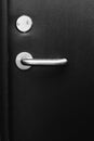 Black door handle Royalty Free Stock Photo