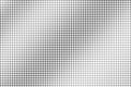 Black dots on white background. Subtle perforated surface. Smooth halftone vector texture. Diagonal dotwork gradient Royalty Free Stock Photo