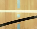 Black dotted lines in hall playground. Schooll gym hall Royalty Free Stock Photo