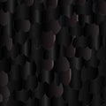 Black dragon or fish scales seamless background texture Royalty Free Stock Photo