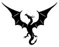 Black dragon sign.