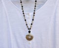 Black Dragon Vein Agate necklace