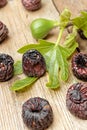 Black dried figs Royalty Free Stock Photo