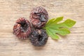 Black dried figs Royalty Free Stock Photo