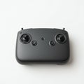 A black drone controller designed with a rectangular shape and rounded edges. It Royalty Free Stock Photo