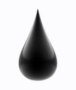 Black drop of oil