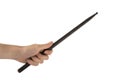 Black drumstick for playing in the left hand Royalty Free Stock Photo