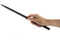 Black drumstick for playing in the right hand Royalty Free Stock Photo