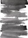 Black dry ink calligraphic dinamic brushstroke