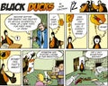 Black Ducks Comics episode 53 Royalty Free Stock Photo