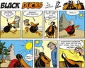 Black Ducks Comics episode 54 Royalty Free Stock Photo
