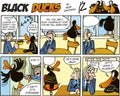 Black Ducks Comics episode 55 Royalty Free Stock Photo