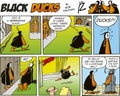 Black Ducks Comics episode 59 Royalty Free Stock Photo