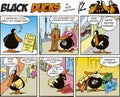 Black Ducks Comics episode 62 Royalty Free Stock Photo