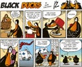 Black Ducks Comics episode 65 Royalty Free Stock Photo