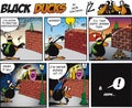 Black Ducks Comics episode 68 Royalty Free Stock Photo