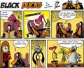 Black Ducks Comics episode 75 Royalty Free Stock Photo