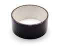 Black duct tape roll Royalty Free Stock Photo