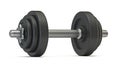 Black dumbbell 3D