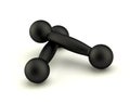 Black dumbells