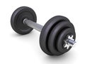 Black dumbells Royalty Free Stock Photo
