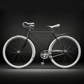 Black and Eco Bikes Designed with High-Quality Generative AI