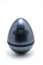 Black egg shape design with digital timer Royalty Free Stock Photo