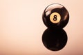 Black eight ball Royalty Free Stock Photo