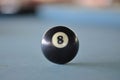 Black Eight Ball Royalty Free Stock Photo
