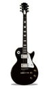 Black electric guitar