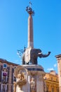 Black elephant - symbol of the city of Catania