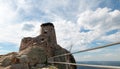 Black Elk Peak [formerly known as Harney Peak] Fire Lookout Tower in Custer State Park in the Black Hills of South Dakota USA Royalty Free Stock Photo