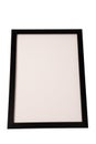 Black empty photo frame isolated on white background Royalty Free Stock Photo
