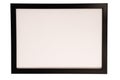 Black empty photo frame isolated on white background Royalty Free Stock Photo