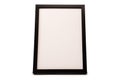 Black empty photo frame isolated on white background Royalty Free Stock Photo