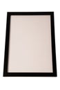Black empty photo frame isolated on white background Royalty Free Stock Photo