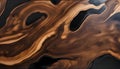 black epoxy resin panel with walnut, texture for design Royalty Free Stock Photo