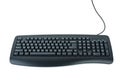 Black ergonomic computer keyboard