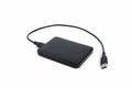 Black external hard drive Royalty Free Stock Photo