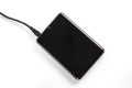 Black external harddisk Royalty Free Stock Photo