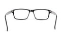 Black Eye Glasses look a bit nerd style Isolated on White Royalty Free Stock Photo