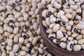 Black-eyed Beans texture background. Cowpea beans. Royalty Free Stock Photo