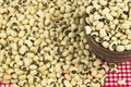 Black-eyed Beans texture background. Cowpea beans. Royalty Free Stock Photo