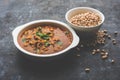 Black Eyed Kidney Beans Curry or Chawli chi usal served in a bowl, selective focus Royalty Free Stock Photo