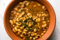 Black Eyed Kidney Beans Curry or Chawli chi usal served in a bowl, selective focus Royalty Free Stock Photo